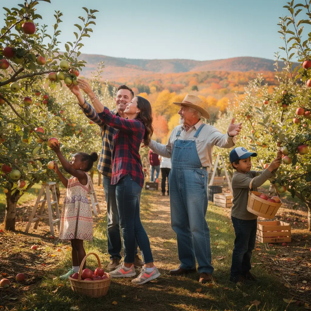 Talerz pełen tradycyjnych potraw amerykańskich serwowanych podczas festiwalu kulinarnego.