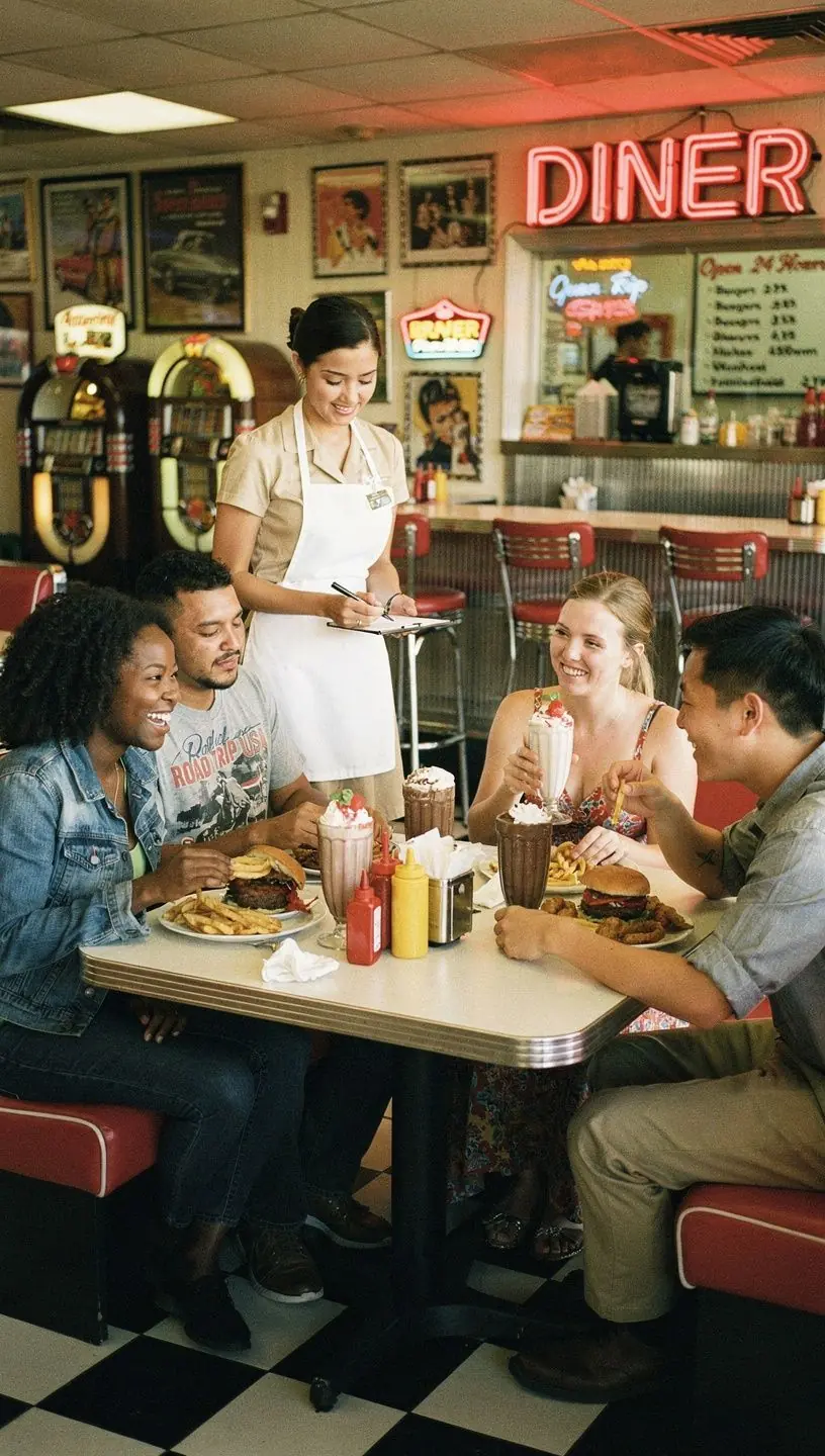 Rodzina wspólnie gotująca lokalne dania na warsztatach kulinarnych.